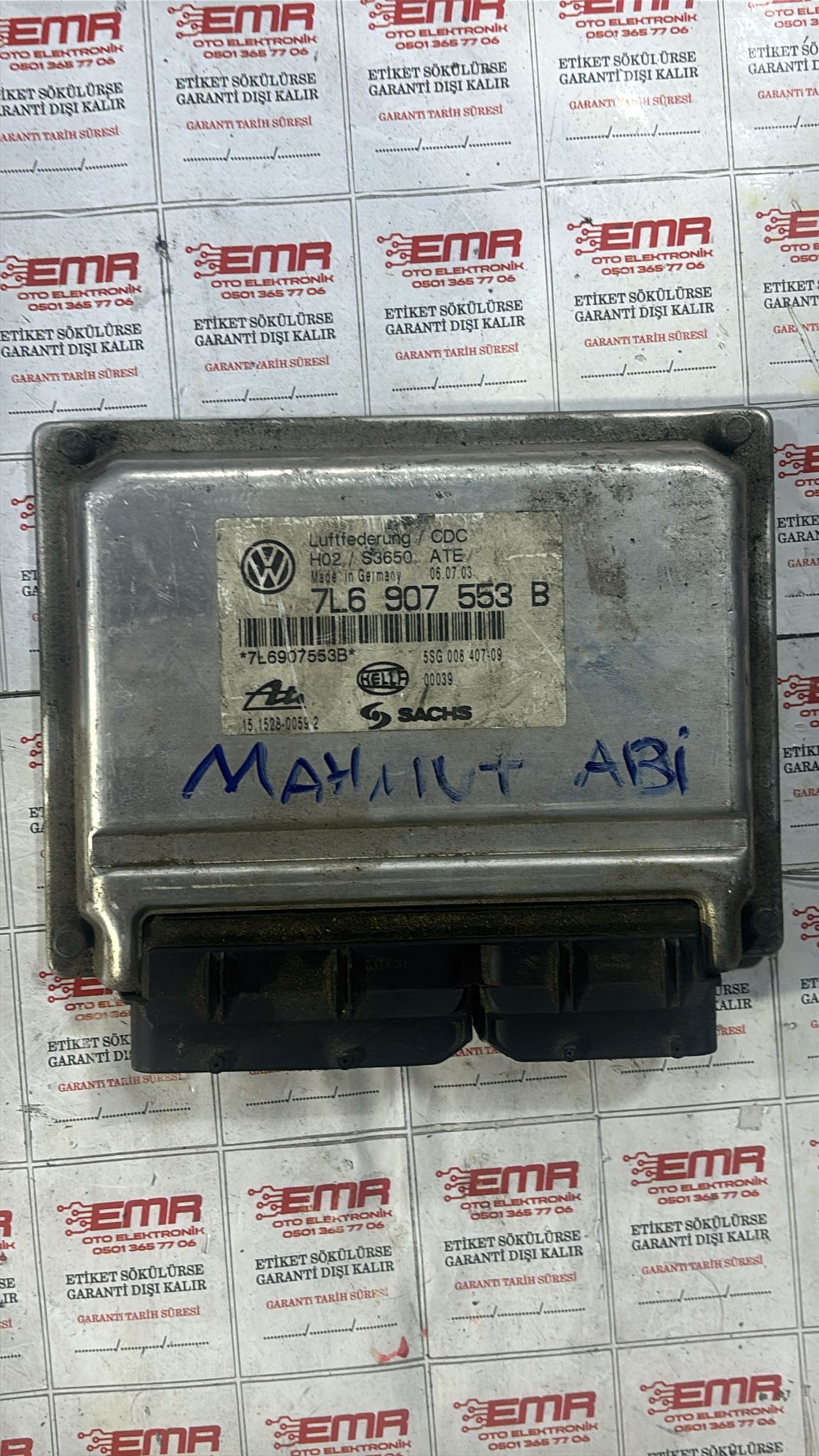 VOLKSWAGEN TOUAREG SÜSPANSİYON BEYNİ 7L6 907 553 B